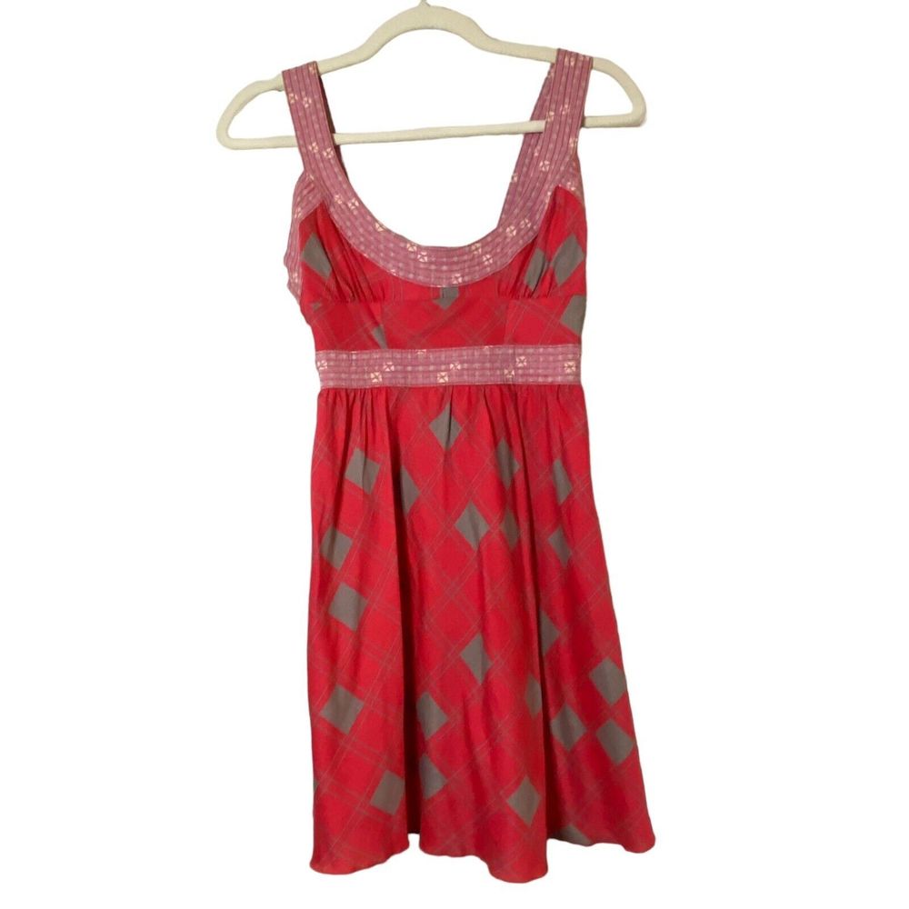 Vintage FREE PEOPLE women's Sz 2 SunKissed summer midi dress Y2k babydoll